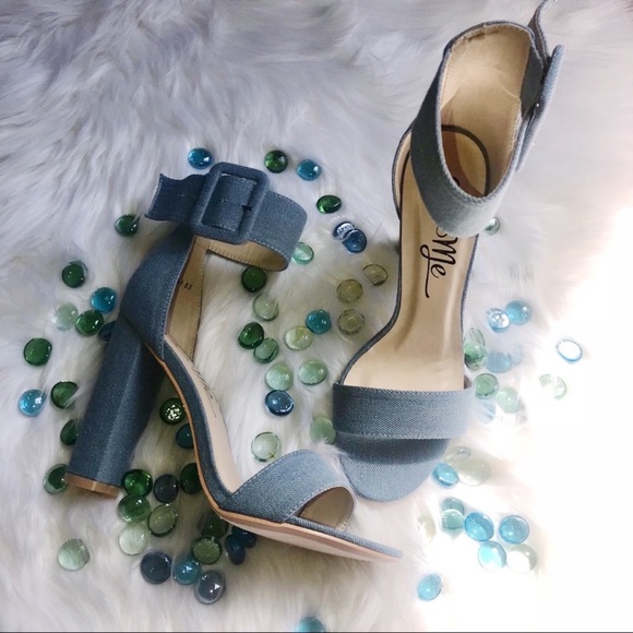 So Me Denim Sandals - Picture 2 of 8